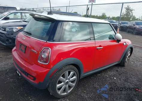 2008 Mini Cooper S z USA, uszkodzony, nr VIN WMWMF73528TT89621
